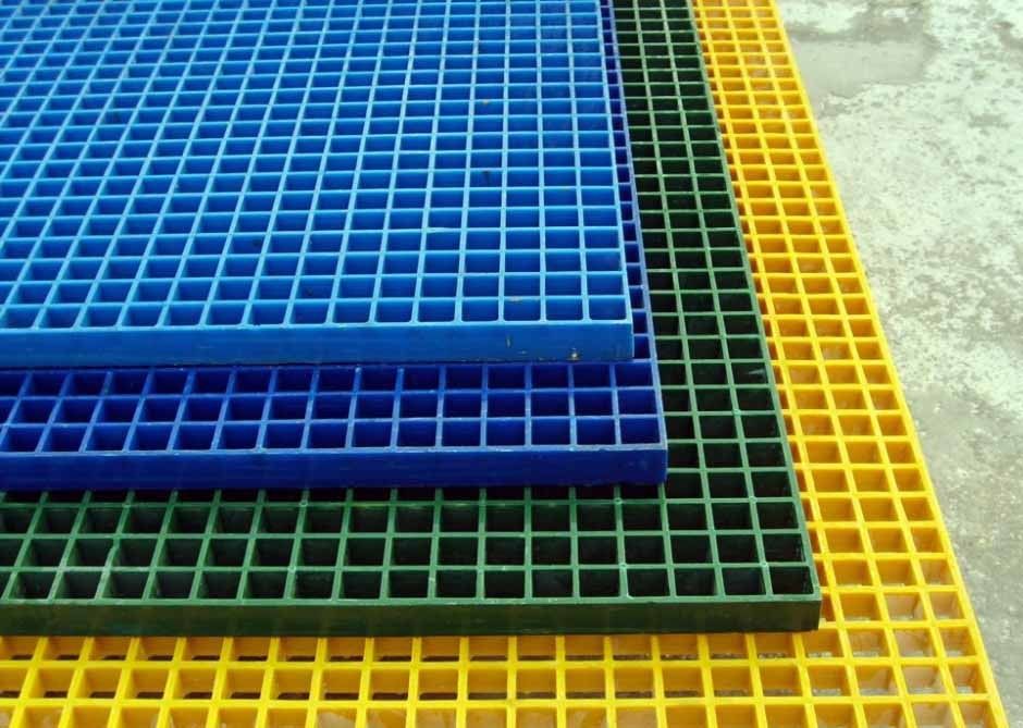 ASTM Fiberglas Takviyeli Plastik Izgaralar FRP Geçit Izgarası Korozyon Direnci