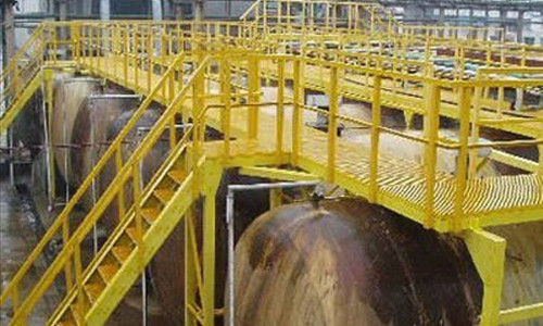 ASTM Fiberglas Takviyeli Plastik Izgaralar FRP Geçit Izgarası Korozyon Direnci