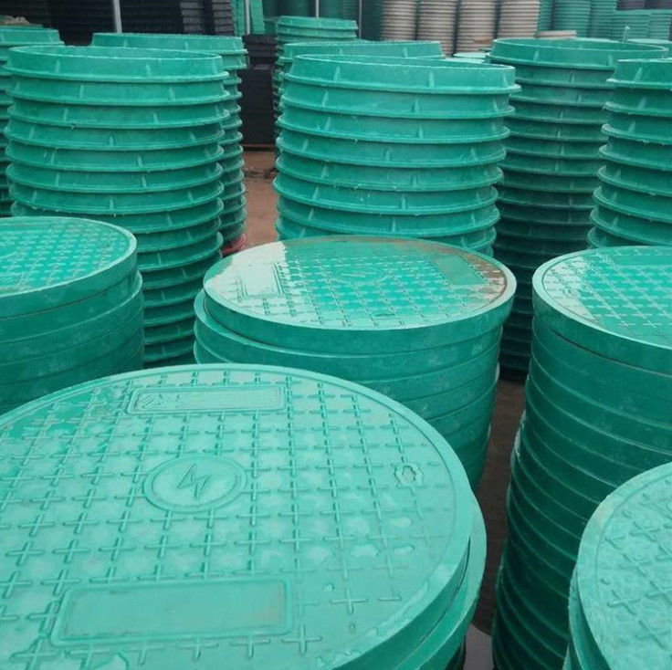 Sivil Mühendislik Cam Elyafı Manhole Kapak Yüksek korozyon direnci,Dürüm Manhole Kapak
