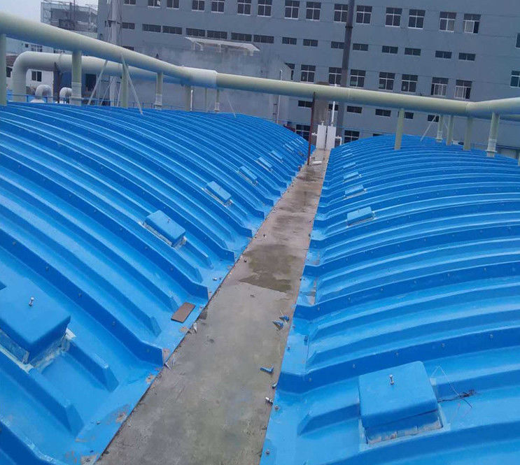 Kanalizasyon Arıtma Tesisinde Kullanılan Fiberglas Takviyeli Plastik FRP El Yatırma Kapakları