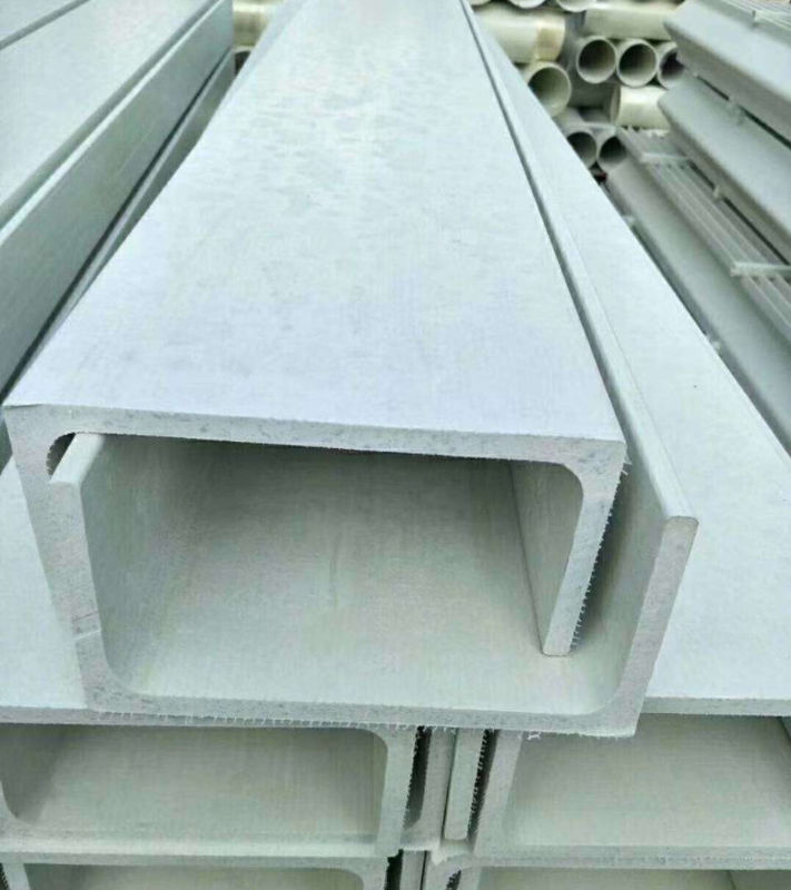 Yüksek Güçlü FRP Pultruded Profiller İletici Olmayan Özel Genişlik,Renk,Büyüklük