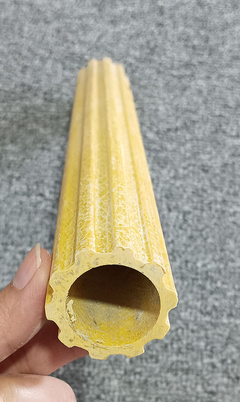Kaymaz Frp Pultrusion Profile Frp Merdiven Rung Frp Plum boş boru Bina inşası için