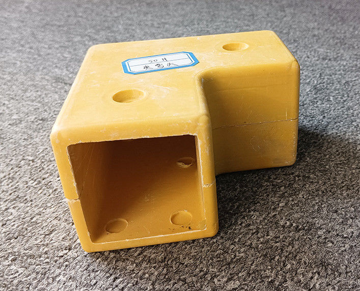 FRP Bağlantıları Koltuk Fittings Cam Fiber Tube Pipe 50mm SMC İki Yolu Köşe FRP Tube Aksesuarları
