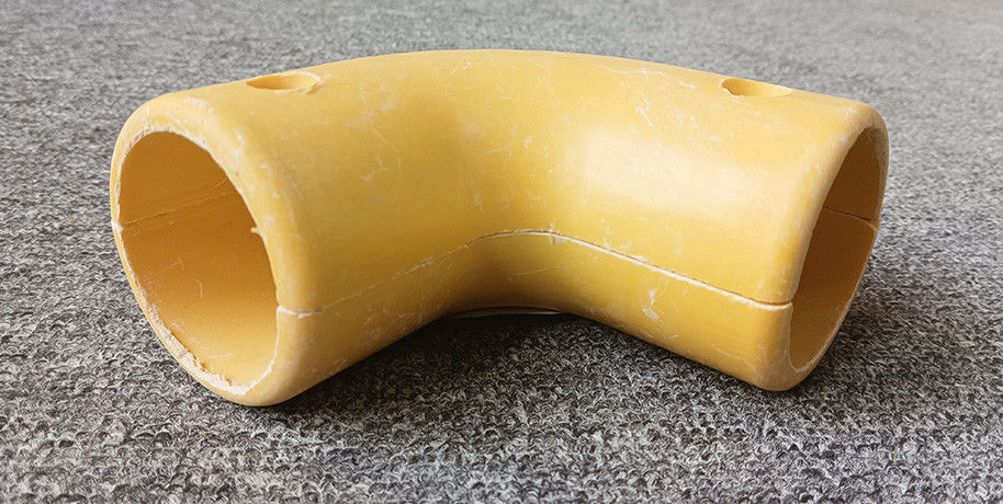 Yüksek Güçlü FRP Bağlantıları Çit Fittings Fiberglass Tee / Pipe Connector Tube Elbise