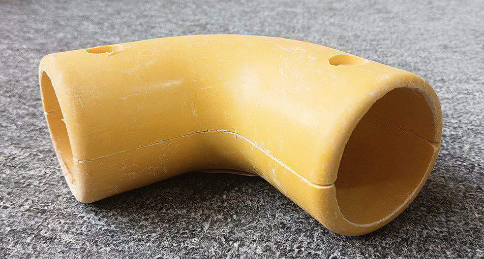 Yüksek Güçlü FRP Bağlantıları Çit Fittings Fiberglass Tee / Pipe Connector Tube Elbise