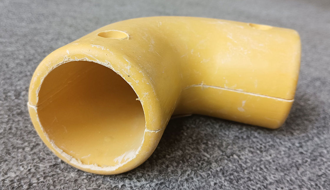 Yüksek Güçlü FRP Bağlantıları Çit Fittings Fiberglass Tee / Pipe Connector Tube Elbise