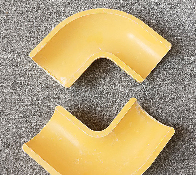 Yüksek Güçlü FRP Bağlantıları Çit Fittings Fiberglass Tee / Pipe Connector Tube Elbise