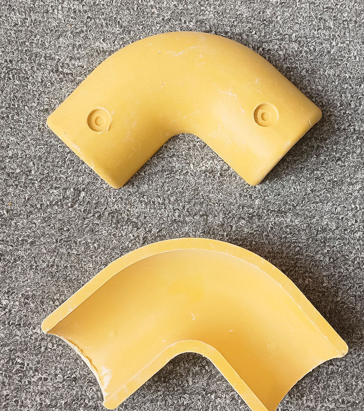Yüksek Güçlü FRP Bağlantıları Çit Fittings Fiberglass Tee / Pipe Connector Tube Elbise