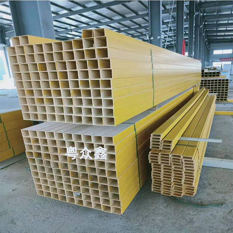 Yapı için özelleştirilmiş Pultruded Tube Bina İnşaatı veya Yol Projeleri ve Mal rafı için