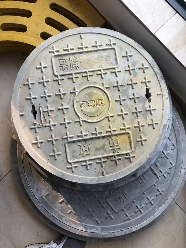 19.7 inç Gri Cam Elyaf Çember Manhole Kapak Genel Tarzı Yol İnşaatı için